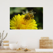 Bee at Work Poster (Keuken)
