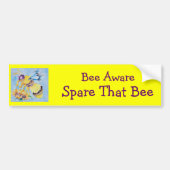 Bee Aware Bumpersticker (Voorkant)