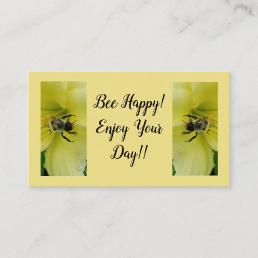 BEE AWESOME BEE HAPPY - CARTE D'ENCOMBREMENT (Devant)