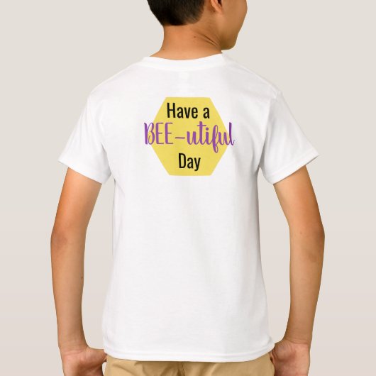 "BEE Awesome" Happy Bee T-Shirt (Dos)