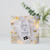 Bee Baby Faire-part médias sociaux (Debout devant)