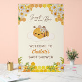Bee Baby shower Floral Honeypeb Bienvenue (Mariage)