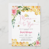 Bee Baby Shower Invitation (Devant)