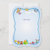 Bee Baby Shower Invitation for boy (Dos)