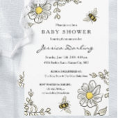 Bee Baby Shower Invitations pour Bumble Bee Shower