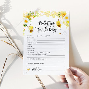 Bee baby voorspellingskaart kaart