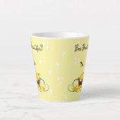 Bee Beautiful Latte Mug (Devant)
