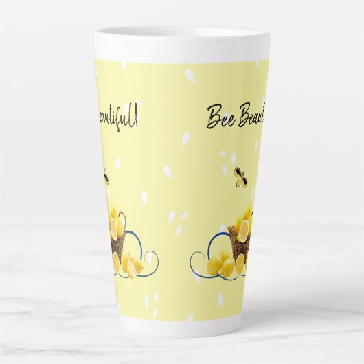 Bee Beautiful Latte Mug (Devant)