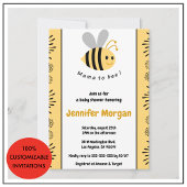 Bee bébé douche invitations maman à bee Bumblebee