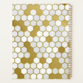 Bee BeeKeeper Honey Apairist Gold Black Planner (Achterkant)