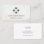 Bee Beekeeper Honeybee Wood Carte de visite (Devant / Derrière)