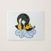 Bee bij Bowling met Bowling-bal Legpuzzel (Horizontaal)