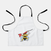 Bee bij Darts met Dart.PNG Schort (Voorkant)