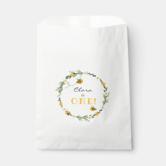 Bee Birthday Bedankzakje (Voorkant)