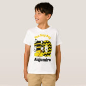 Bee Birthday Boy tiende T-shirt (Voorkant volledig)