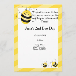 Bee Birthday Kaart