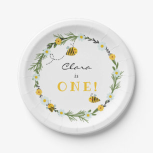 Bee Birthday Papieren Bordje