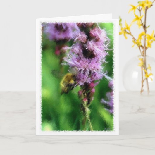 Bee Bizzy Kaart (Gele Bloem)