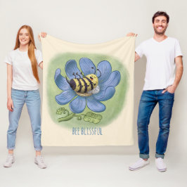 Bee Blissful Fleece Deken