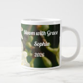 Bee & Blossom Macro | Personalized Name Mug (Droite)