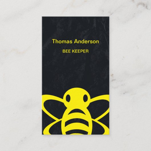 Bee Boerderij Bee Houder Visitekaartje (Voorkant)