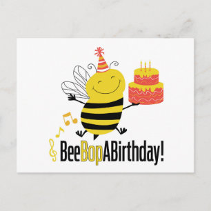 Bee Bop Een Verjaardag Briefkaart