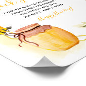 Bee Botanical Baby Sock Hunt Poster (Hoek)