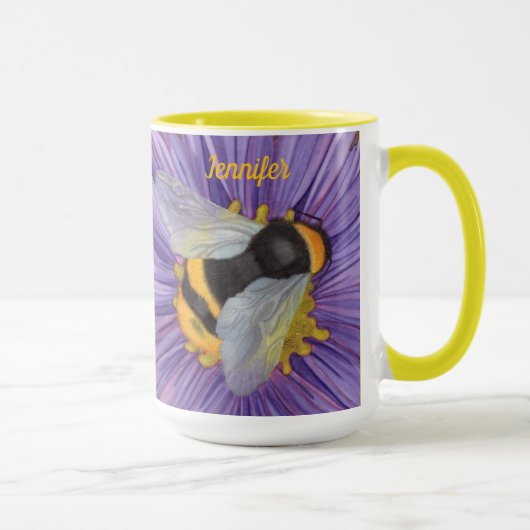 Bee Bumblebee Coffee Mug Tea Cup Art original (Droite)