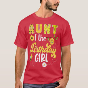 Bee Bumblebee Girl Birthday Hive Sweet 1st Party T-shirt