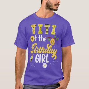 Bee Bumblebee Girl Birthday Hive Sweet 1st Party T-shirt