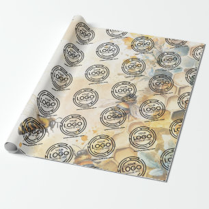 Bee Business Logo Bedrijfsbedrijven Branded Cadeaupapier