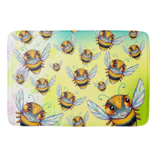 Bee Busy Bath Mat (Voorkant)