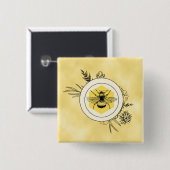 Bee Button (Voorkant /achterkant)