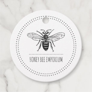Bee Circle Logo Zakelijke prijs Bedankjes Labels