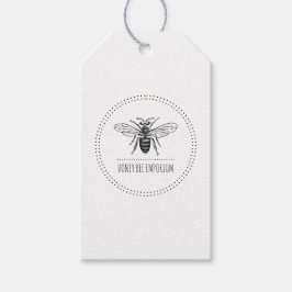 Bee Circle Logo Zakelijke prijs Cadeaulabel
