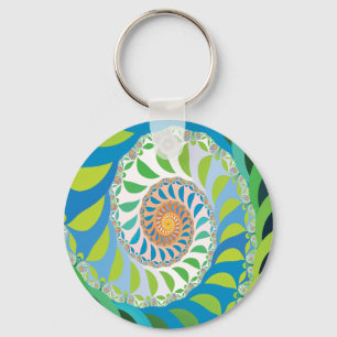 Bee Colony Fractal Sleutelhanger
