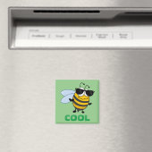 Bee Cool | Funny Trendy Bee Personalized Magneet (Insitu (Vaatwasser))