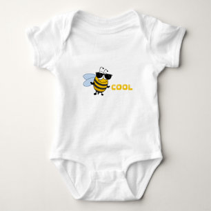 Bee Cool   Funny Trendy Bee Sjabloon Romper
