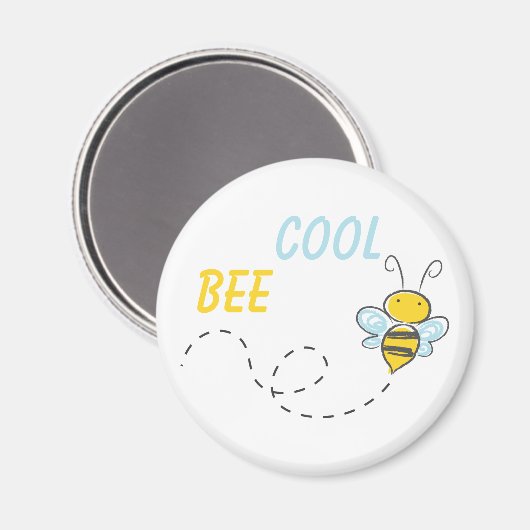Bee Cool gepersonaliseerd Magneet (Voorkant / Achterkant)