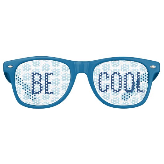 Bee Cool | ijsblokjes Retro Zonnebril (Voorkant)