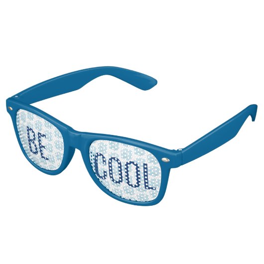 Bee Cool | ijsblokjes Retro Zonnebril (Gekanteld)