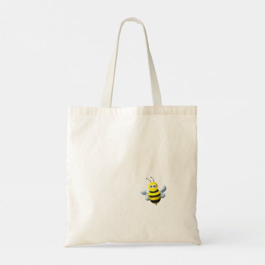 Bee Cool met Bee Hive Personalized Tote Bag (Achterkant)