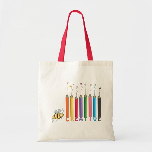 Bee Creative Tote Bag (Voorkant)