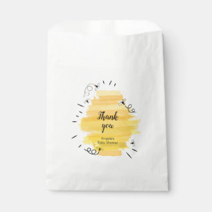 Bee Custom Dank u Kraft papieren zak Bedankzakje