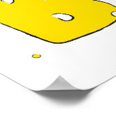 Bee Cute Cartoon Kinder Baby Poster (Hoek)