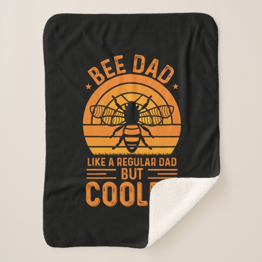 Bee Dad Sherpa Deken (Voorkant)