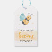 Bee dank u cadeau Label Cadeaulabel (Voorkant)