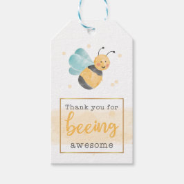 Bee dank u cadeau Label Cadeaulabel