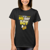Bee Day Boy Honey Beekeeper Apiary Beekeeping Grap T-shirt (Voorkant)