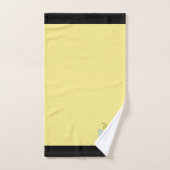 Bee de miel sur un ensemble de serviettes de bain  (Serviette à main)